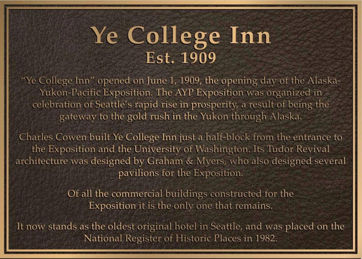 College Inn Hotel Сиатъл Екстериор снимка
